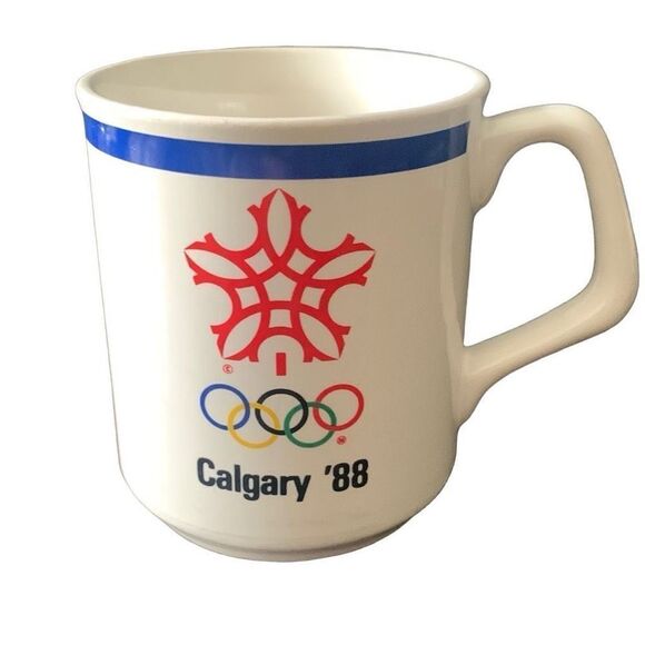 Vintage Maxwell House Coffee Mug Tea 1988 Calgary US Olympic Team Sponsor HTF - Picture 2 of 10